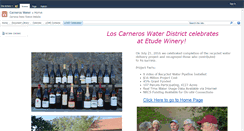 Desktop Screenshot of carneroswater.org